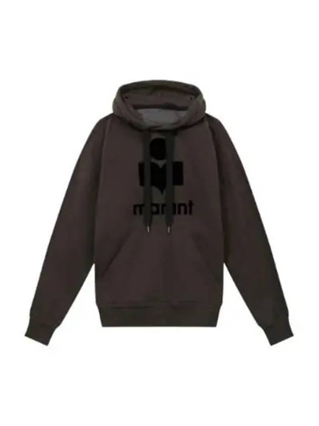 Mansel Logo Hoodie Faded Black - ISABEL MARANT - BALAAN 2