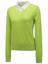 Official WOMEN COLLARED PSWEATER LN - ANEWGOLF - BALAAN 3