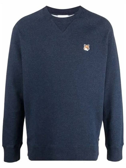 Fox Head Patch Classic Sweatshirt Navy Melange - MAISON KITSUNE - BALAAN 2