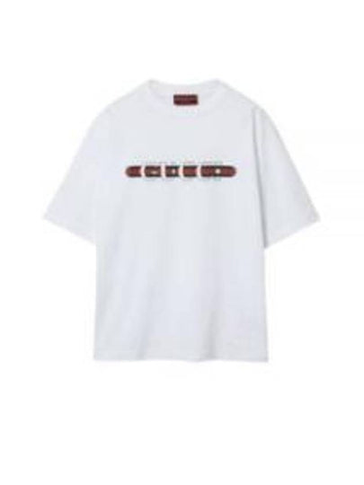 Logo Cotton Short Sleeve T-Shirt White - GUCCI - BALAAN 2