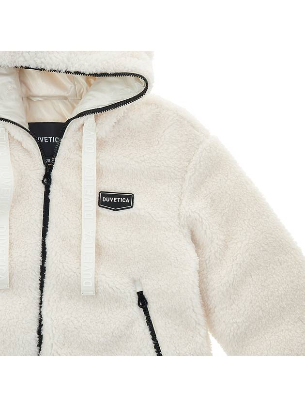 Women's Premuda Down Fur Jacket White - DUVETICA - BALAAN 5