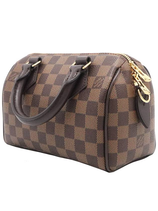 Women s Louis Vuitton N40489 Damier Eben Canvas Speedy Bandouli re 20 2WAY gt bag Gangbuk used luxury goods - LOUIS VUITTON - BALAAN 6