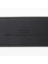 Men's Interlocking G Signature Leather Belt Black - GUCCI - BALAAN 6