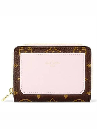 Lou Monogram Coated Canvas Half Wallet Pink - LOUIS VUITTON - BALAAN 2