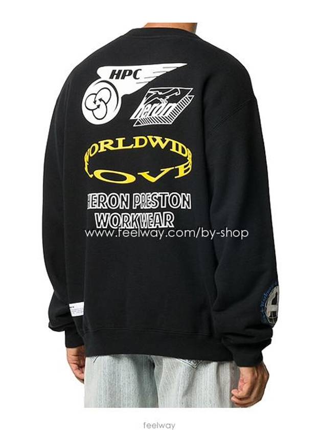 Heron HP Mark Sweatshirt HMBA014F20JER002 - HERON PRESTON - BALAAN 3