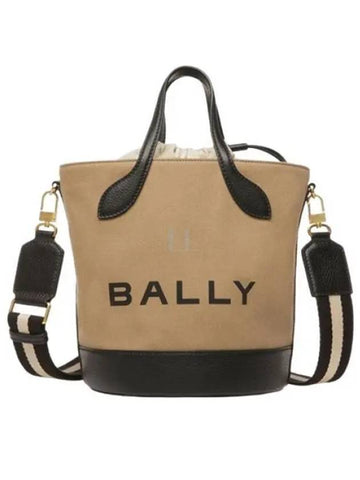 24 Bar Bucket BagWAU00ZCV034 I113O Bag - BALLY - BALAAN 1