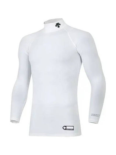 BASEBALL SN221ZCO41 WHT0 Long Sleeve Half Neck Cold Undershirt White - DESCENTE - BALAAN 1