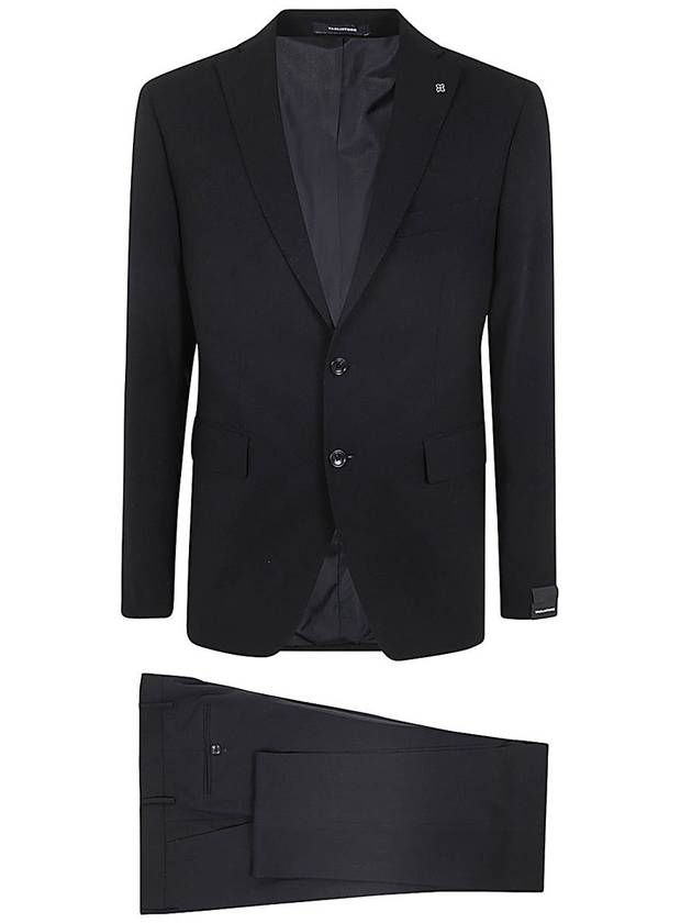 Tagliatore Crepe Effect Classic Suit Clothing - TAGLIATORE - BALAAN 1