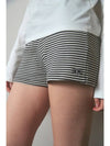 cloud ribbed shorts stripe - FOR THE WEATHER - BALAAN 10