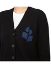 Karin Cotton Cardigan Blue Black - ISABEL MARANT - BALAAN 7