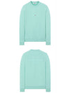 Marina Logo Patch Sweatshirt Mint - STONE ISLAND - BALAAN 6