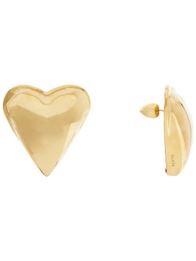 Bombe Heart Stud Earrings AA2B068LA011 - ALAIA - BALAAN 3