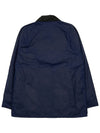 Maison Kitsune collab Beaufort Waxed Jacket Indigo - BARBOUR - BALAAN 3