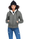 Classic Bunny Fur Zip-up Hoodie Dark Grey - MOOSE KNUCKLES - BALAAN 4