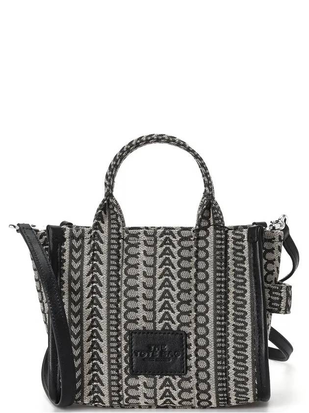 Monogram Micro Tote Bag Black - MARC JACOBS - BALAAN.