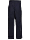 Typewriter Fit 5 Slacks Blue - THOM BROWNE - BALAAN 2