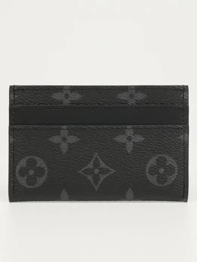 Louis Vuitton Double Card Holder Monogram Eclipse M62170 - HERMES - BALAAN 3