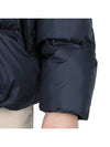 Detachable Sleeve Hooded Short Padding Navy - BURBERRY - BALAAN 10