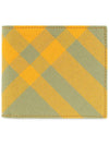 Check Half Wallet Yellow - BURBERRY - BALAAN 3