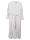 Cloe Cotton Long Dress Ice - MAX MARA - BALAAN 2