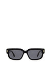 Square Frame Sunglasses Black - GUCCI - BALAAN 1