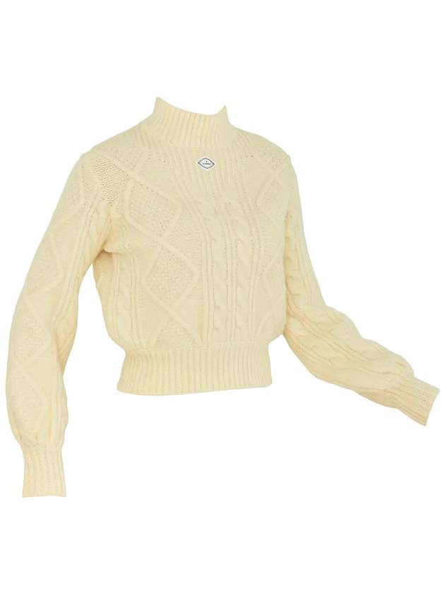 golf wear balloon sleeve sweater yellow - J JANE - BALAAN 3