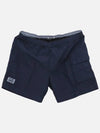 Flat Nylon Logo Patch Utility Swim Shorts Navy - CP COMPANY - BALAAN 4