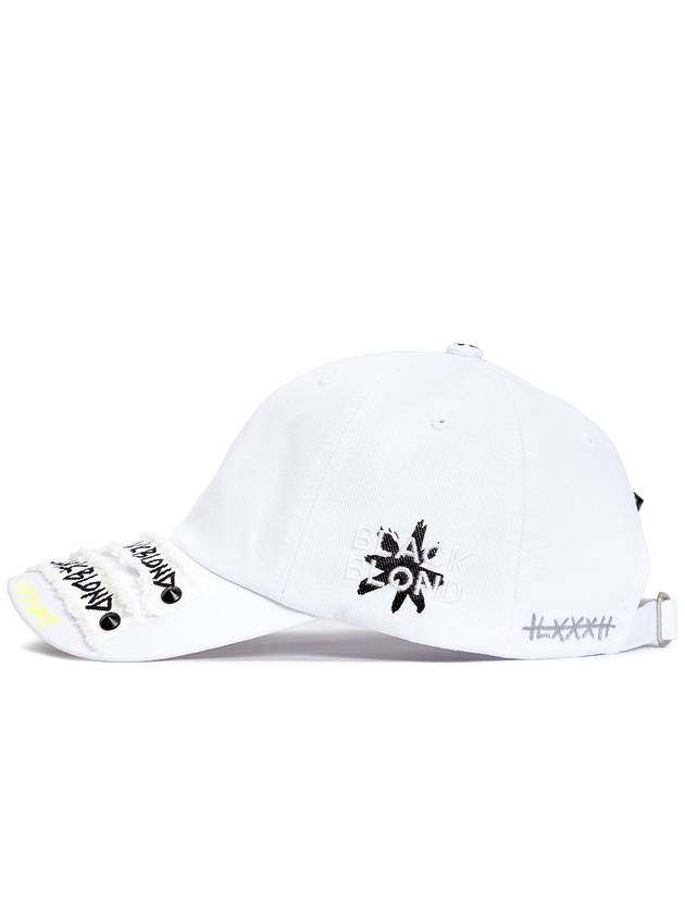 Side Logo Childhood Cap White - BLACKBLOND - BALAAN 3