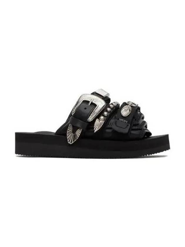 VIRILIS Fulla Suicoke Moto Slippers Black TC31 AJ501 - TOGA - BALAAN 1