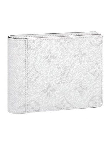 Monogram Multiple Half Wallet White - LOUIS VUITTON - BALAAN 1