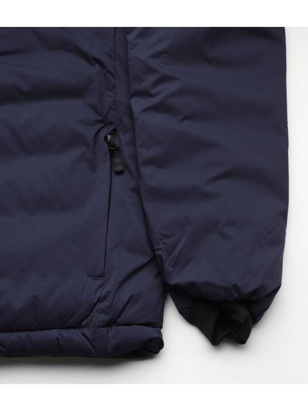 Lodge Down Short Padding Jacket Atlantic Navy - CANADA GOOSE - BALAAN 8