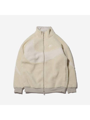 Big Swoosh Bomber Jacket Light Bone - NIKE - BALAAN 1