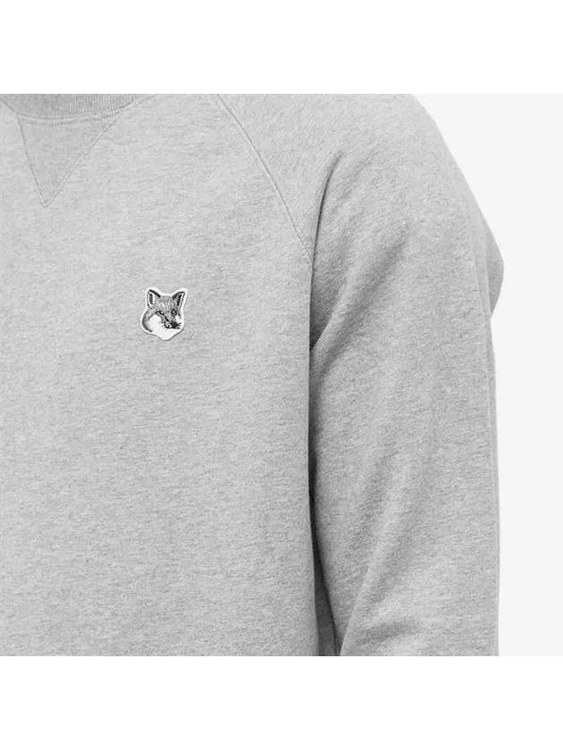 Grey Fox Head Patch Classic Sweatshirt Grey Melange - MAISON KITSUNE - BALAAN 4