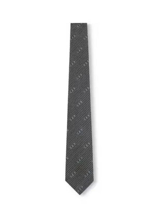 Monogram Diagonal Tie Grey - LOUIS VUITTON - BALAAN 2