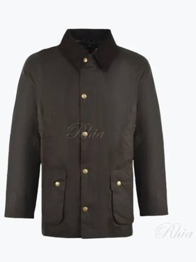 Ashby Wax Jacket Olive - BARBOUR - BALAAN 2