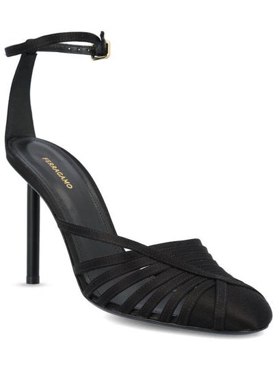 Salvatore Ferragamo With Heel Black - SALVATORE FERRAGAMO - BALAAN 2