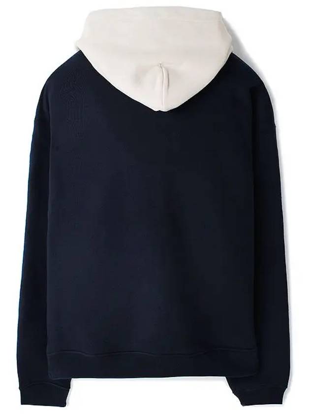 Marina Oversized Cotton Hoodie Navy - STONE ISLAND - BALAAN 3