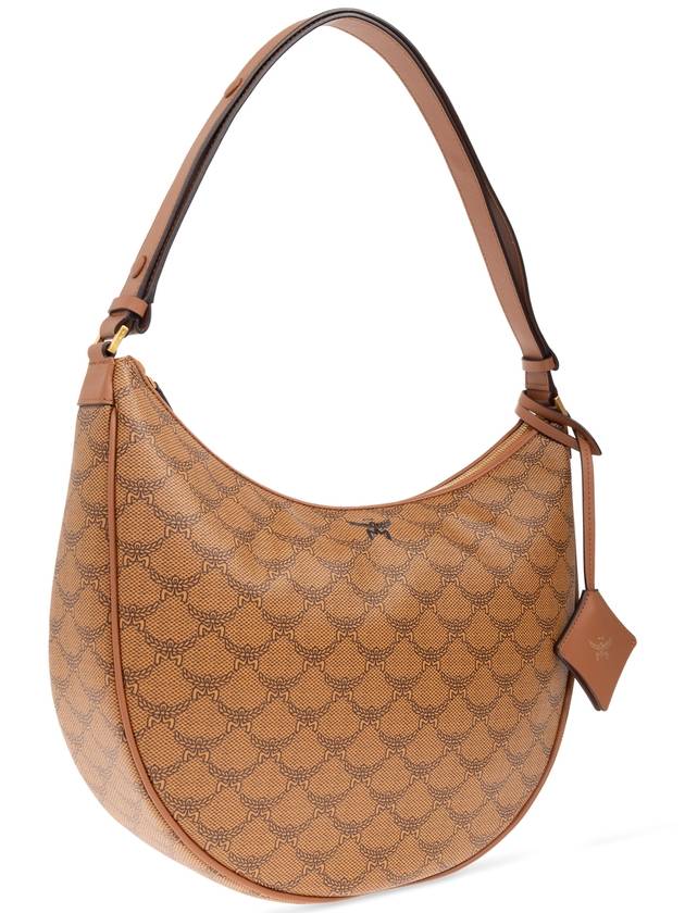 MCM Shoulder Bag With Lauretos Print, Women's, Brown - MCM - BALAAN 4