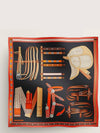 Lettres Equestre 90 Scarf Black - HERMES - BALAAN 5