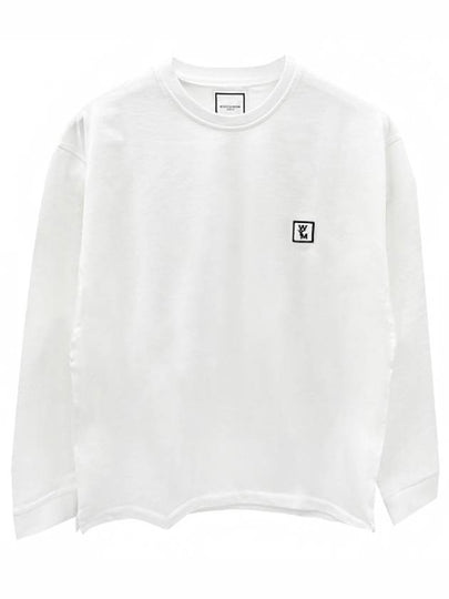 Back Logo Cotton Long Sleeve T-shirt White - WOOYOUNGMI - BALAAN 2