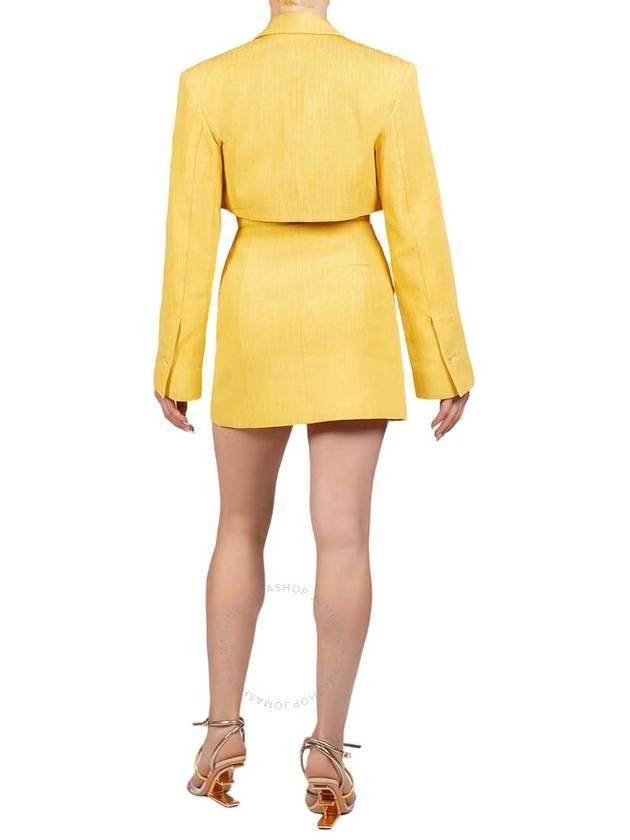 La Robe Bari Blazer Midi Dress Yellow - JACQUEMUS - BALAAN 3