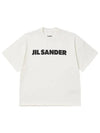 Men's Logo Cotton Short Sleeve T-Shirt White - JIL SANDER - BALAAN 3