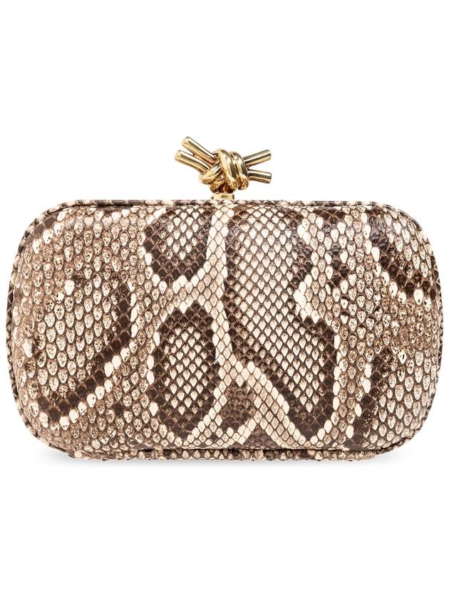 Bottega Veneta ‘Knott Small’ Clutch, Women's, Beige - BOTTEGA VENETA - BALAAN 3