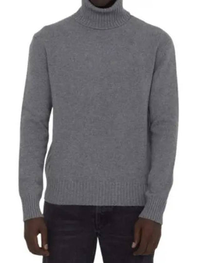 Cashmere Turtleneck Grey - AMI - BALAAN 2