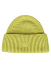 Small Face Logo Beanie Yellow - ACNE STUDIOS - BALAAN 1