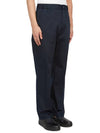 Gabardine Straight Pants Navy - MONCLER - BALAAN 3