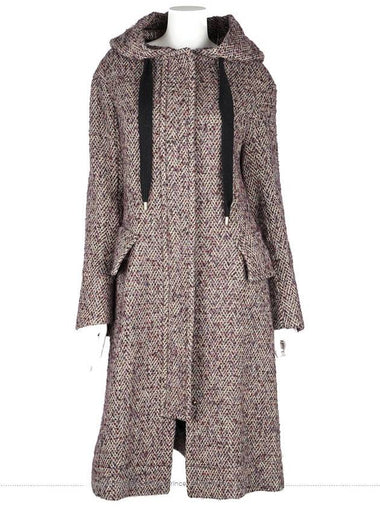 Wool Alpaca Hood Coat Purple 11105hva - VIVIENNE WESTWOOD - BALAAN 1