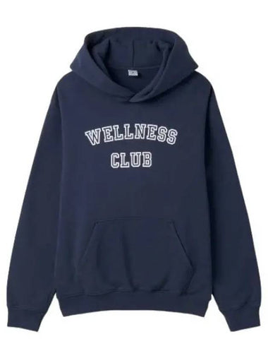 Wellness Club Hooded Navy T Shirt - SPORTY & RICH - BALAAN 1