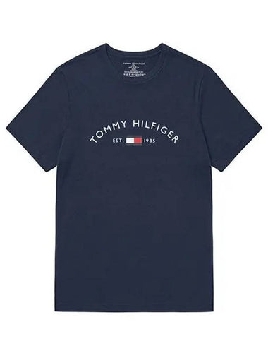 09T4327 410 Logo Men s Short Sleeve T Shirt 1140155 - TOMMY HILFIGER - BALAAN 1