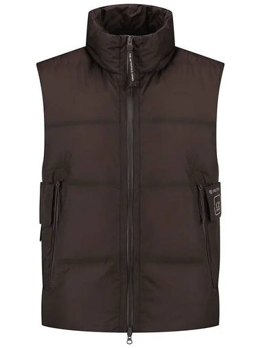 The Metropolis Series Pertex Down Vest Brown - CP COMPANY - BALAAN 1